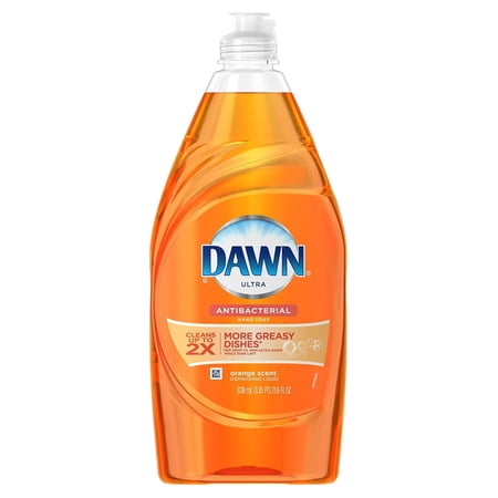 Dawn Ultra Concentrated Antibacterial Hand Soap, Orange Scent Dishwashing Liquid, 709mL