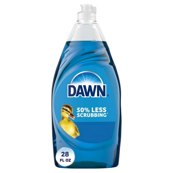 Dawn Ultra Liquid Dish Soap, Dishwashing Liquid, Grease Removal, Original, 28oz