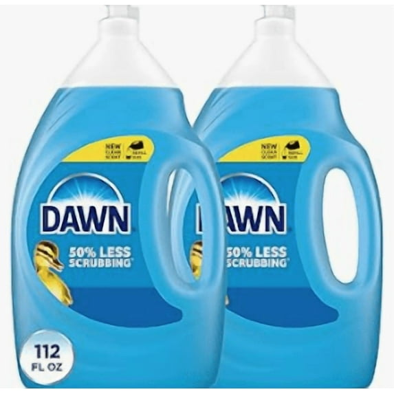 Dawn Ultra Dish Soap Dishwashing Liquid, Original Scent, 56 fl oz, Pack of 2