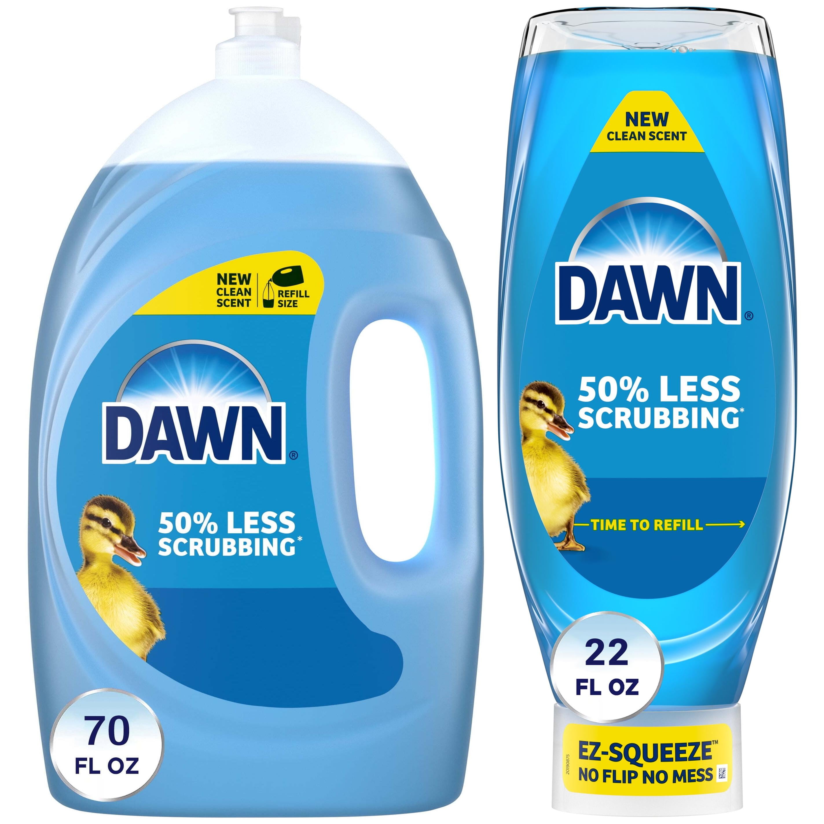 Walmart Deals of Dawn Ultra Dish Soap Liquid, Dishwashing Liquid, Original, 70oz plus Dawn Ultra EZ-Squeeze Dish Soap Liquid, Original, 22oz
