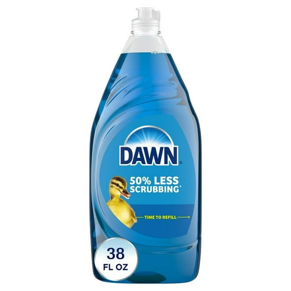 Dawn Ultra Dish Soap Liquid, Dishwashing Liquid, Grease Removal, Original, 38oz (4 Pack)
