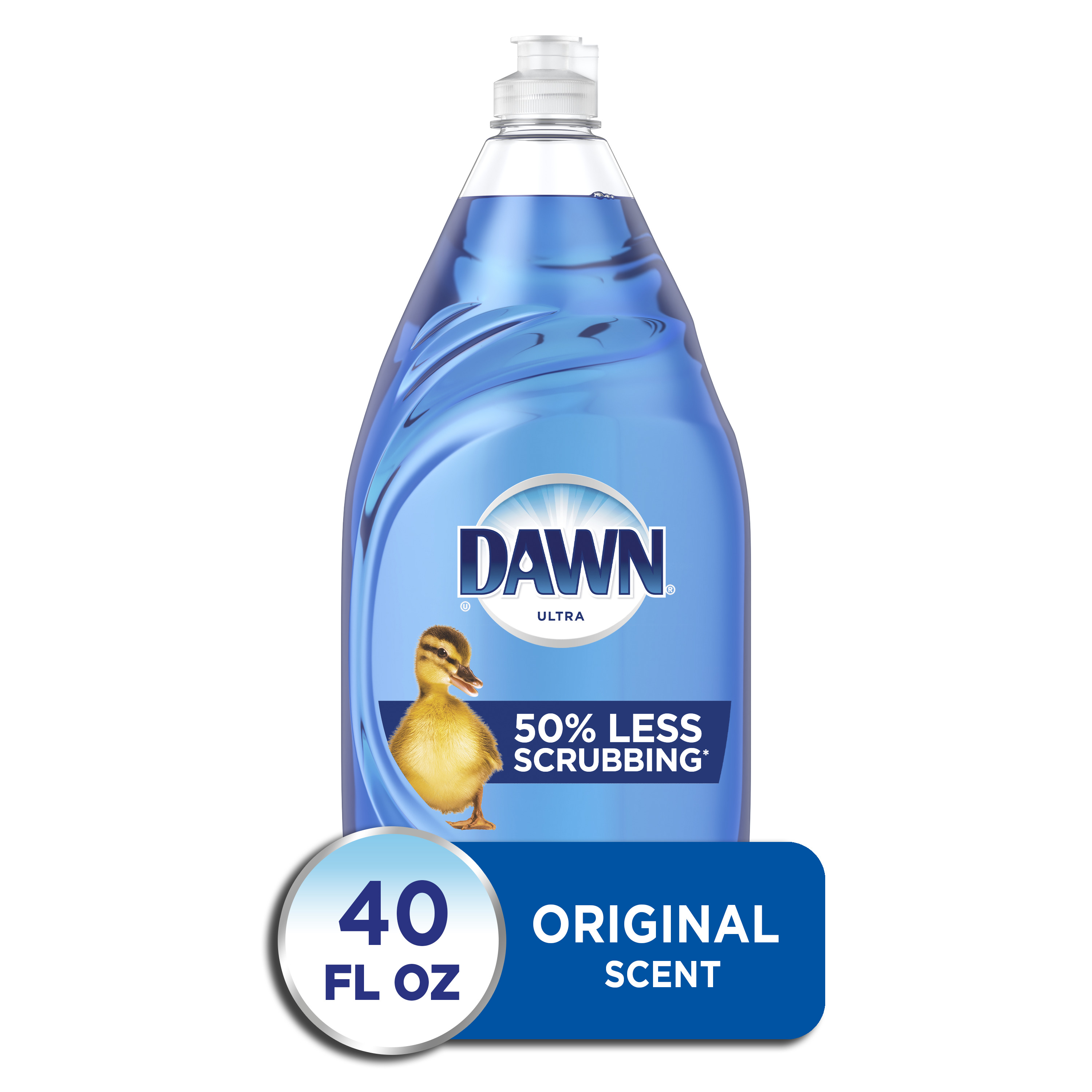 Dawn Ultra Dishwashing Liquid Dish Soap, Original Scent, 40 Fl Oz - image 1 of 12