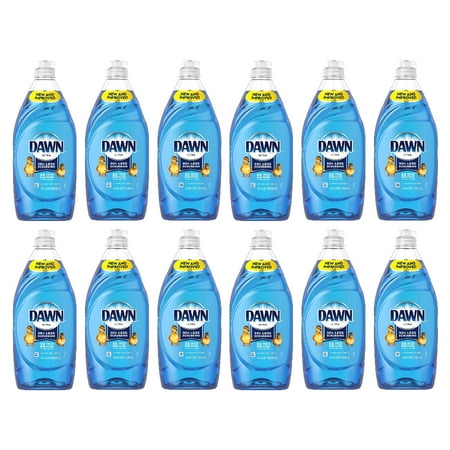 Dawn Ultra Dishwashing Liquid Dish Soap Original Scent Concentrated 19.4 fl oz, 12-Pack