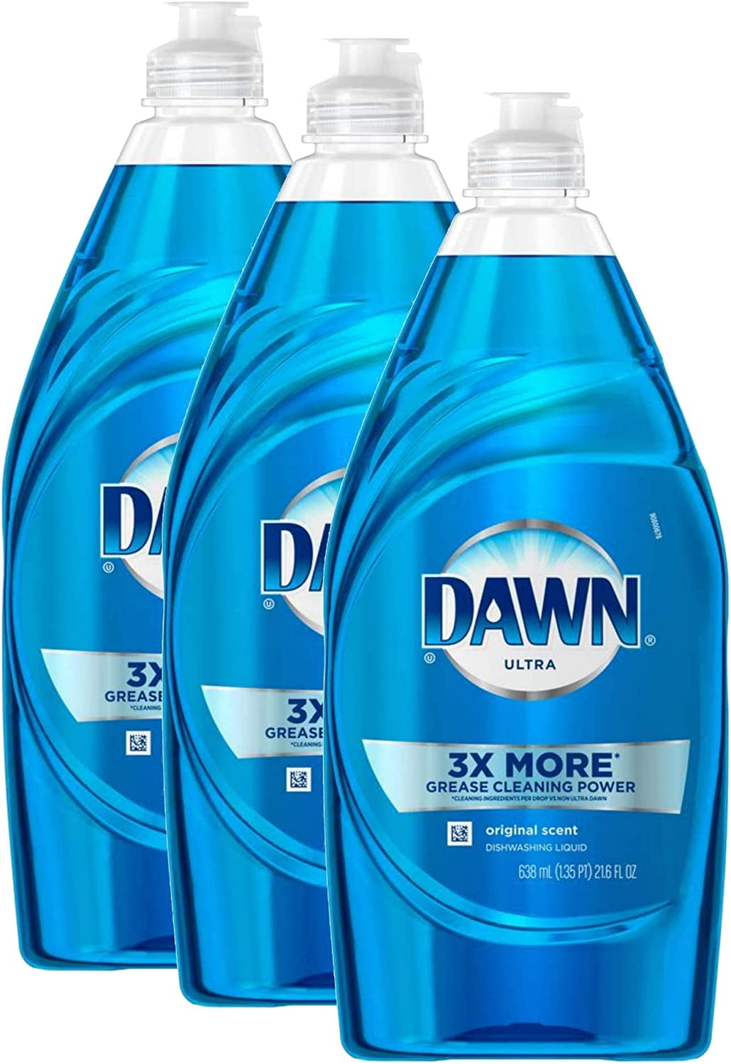 Dawn Ultra Dishwashing Liquid, Original Scent 532 ML (Pack of 3)