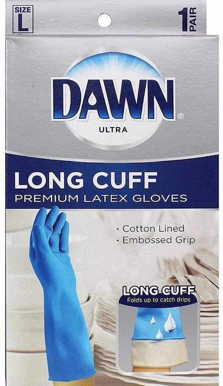 Scrub Buddies Long-Cuff Large Reusable Pink Latex Gloves