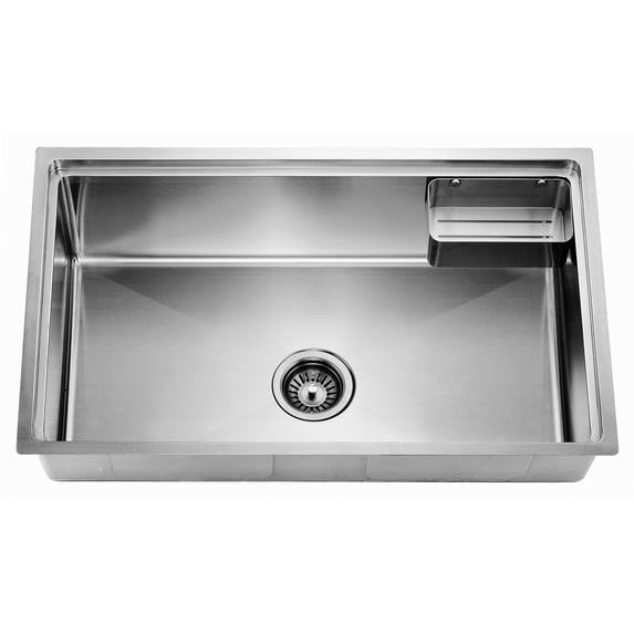 Dawn® Undermount Small Corner Radius Single Bowl Sink With Basket (BK710)