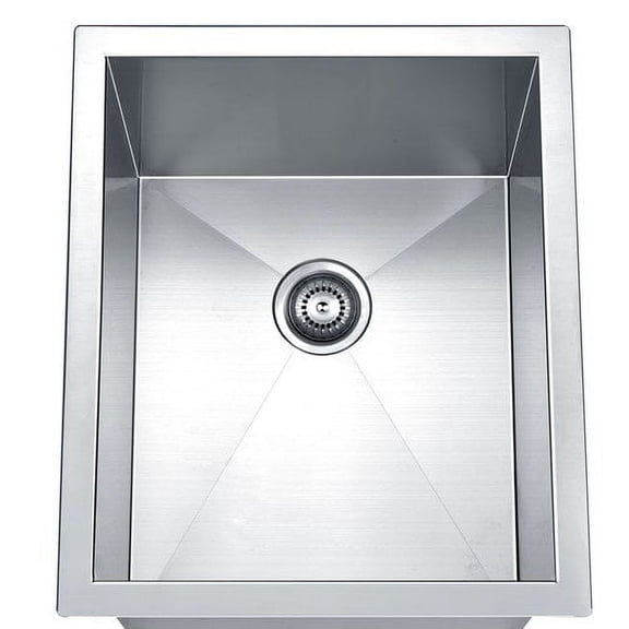 Dawn Undermount Square Corner Single Bowl Bar Sink
