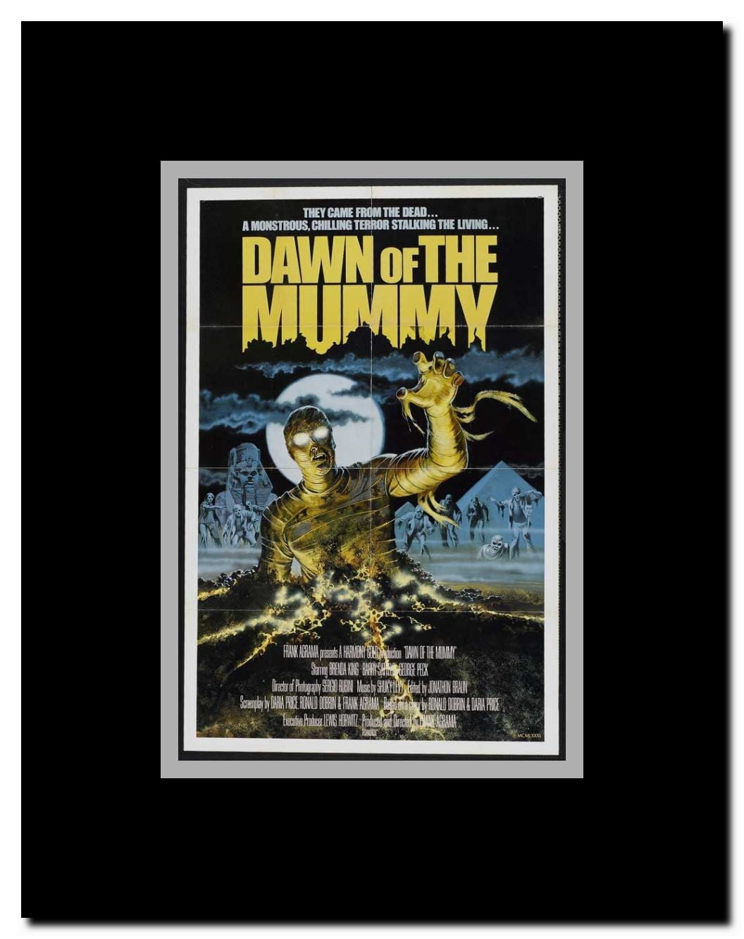 Dawn of the Mummy Framed Movie Poster