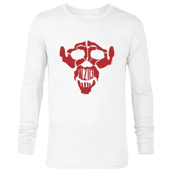 Dawn of the Planet of the Apes ALZ-113 Simian Flu Ape Skull - Long Sleeve T-Shirt for Men - Customized-White
