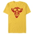 thumbnail image 1 of Dawn of the Planet of the Apes ALZ-113 Simian Flu Ape Skull - Short Sleeve Blended T-Shirt for Adults - Customized-Yellow, 1 of 5