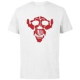 thumbnail image 1 of Dawn of the Planet of the Apes ALZ-113 Simian Flu Ape Skull - Short Sleeve Cotton T-Shirt for Adults - Customized-White, 1 of 5
