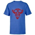 thumbnail image 1 of Dawn of the Planet of the Apes ALZ-113 Simian Flu Ape Skull - Short Sleeve T-Shirt for Kids - Customized-Royal, 1 of 5
