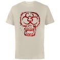 thumbnail image 1 of Dawn of the Planet of the Apes Biohazard Symbol Ape Skull - Short Sleeve Cotton T-Shirt for Adults - Customized-Natural, 1 of 5