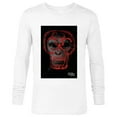 thumbnail image 1 of Dawn of the Planet of the Apes Biohazard Symbol Caesar Face - Long Sleeve T-Shirt for Men - Customized-White, 1 of 5