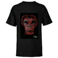thumbnail image 1 of Dawn of the Planet of the Apes Biohazard Symbol Caesar Face - Short Sleeve T-Shirt for Kids - Customized-Black, 1 of 5