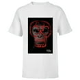thumbnail image 1 of Dawn of the Planet of the Apes Biohazard Symbol Caesar Face - Short Sleeve T-Shirt for Kids - Customized-White, 1 of 5