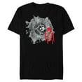 thumbnail image 1 of Dawn of the Planet of the Apes Caesar Roar and Star Symbol - Short Sleeve Blended T-Shirt for Adults - Customized-Black, 1 of 5