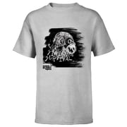 Dawn of the Planet of the Apes Scratch Art Simian Survival - Short Sleeve T-Shirt for Kids - Customized-Athletic Heather