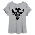thumbnail image 1 of Dawn of the Planet of the Apes - Skull Logo - Women's Oversized Graphic T-shirt, 1 of 4