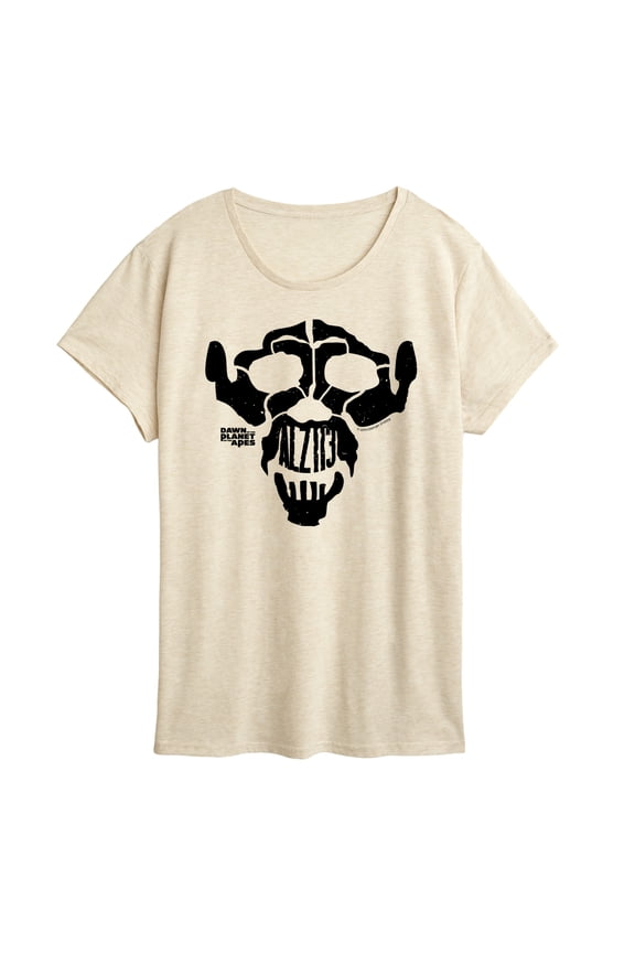 Dawn of the Planet of the Apes - Skull Logo - Women's Short Sleeve Graphic T-shirt