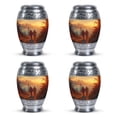 thumbnail image 1 of Dawn's Urns For Human Ashes Adult Female - Funeral Urns For Ashes - Small Urns For Human Ashes Adult Female - Cremation Keepsake Urns For Human Ashes Adult (Size -3inch,4pc), 1 of 5