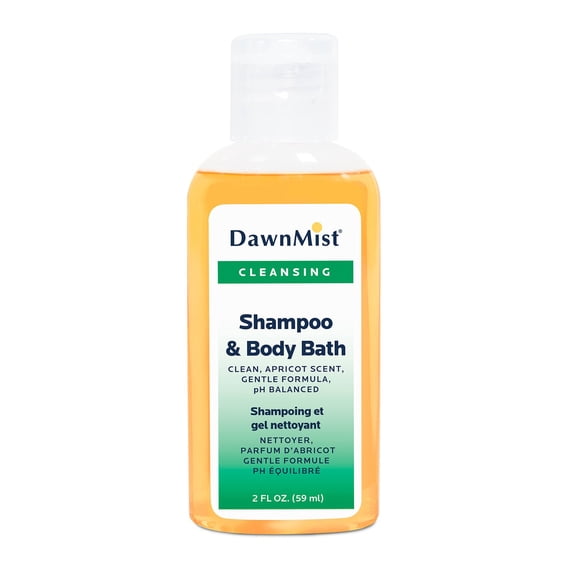 DawnMist Shampoo&Body Wash Apricot Scent 2 oz. MS02 144 per Case