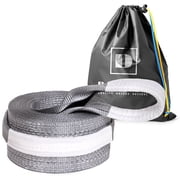 Dawnerz Recovery Tow Strap Heavy Duty 20 ft 70000 lbs - Towing Rope 6 m 35 US Tons for Truck Van and RV