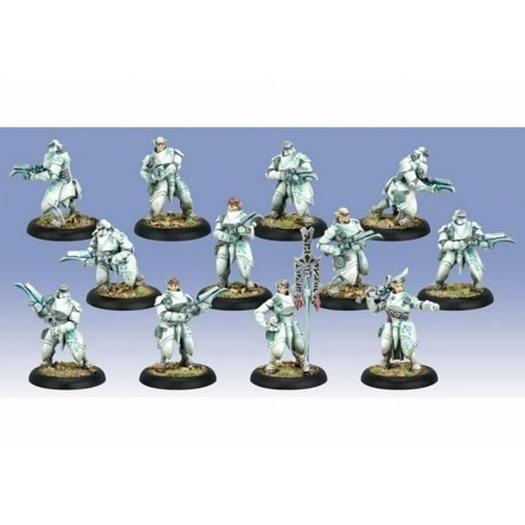 Dawnguard Invictors Unit Retribution Warmachine Miniature Game Privateer Press