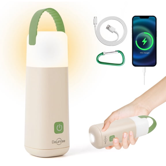 Dawnrise 430 Lumens Electric Camping Lantern-Green