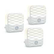 Dawnrise LED Night Lights Plug Into Wall with Dawn to Dusk,Soft Warm for Bedroom,Stairs,Kitchen,Hallway,Utility Room[3 Pack]
