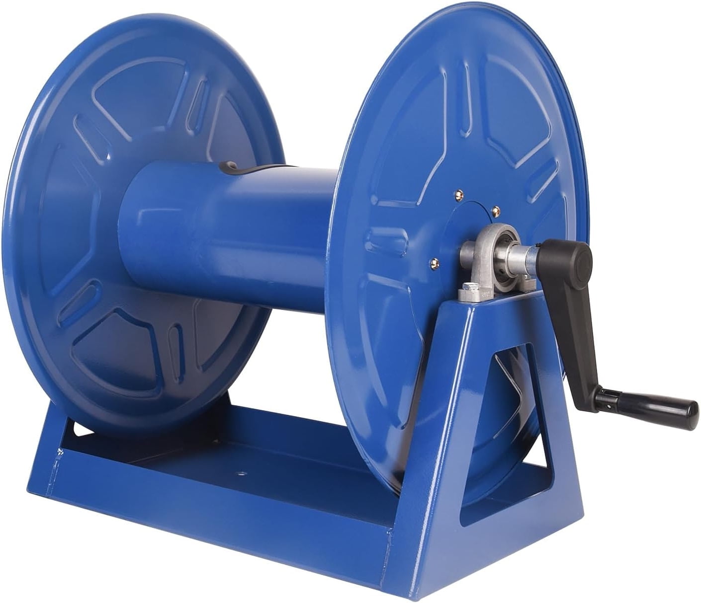 Dawot Air Hose Reel 1/2in. x 225ft. Air Compressor Hose Reel 360° Swivel Fitting Max 4000PSI Commercial Hand Crank Manual Pressure Washer Hose Reel (Hose Not Included)