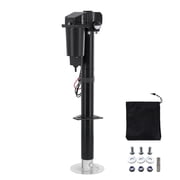 Dawot 3500 lbs Electric Trailer Jack, 12V DC, 27" Lift, with Drop Leg, for Travel, Trailer, Camper, Boats, More