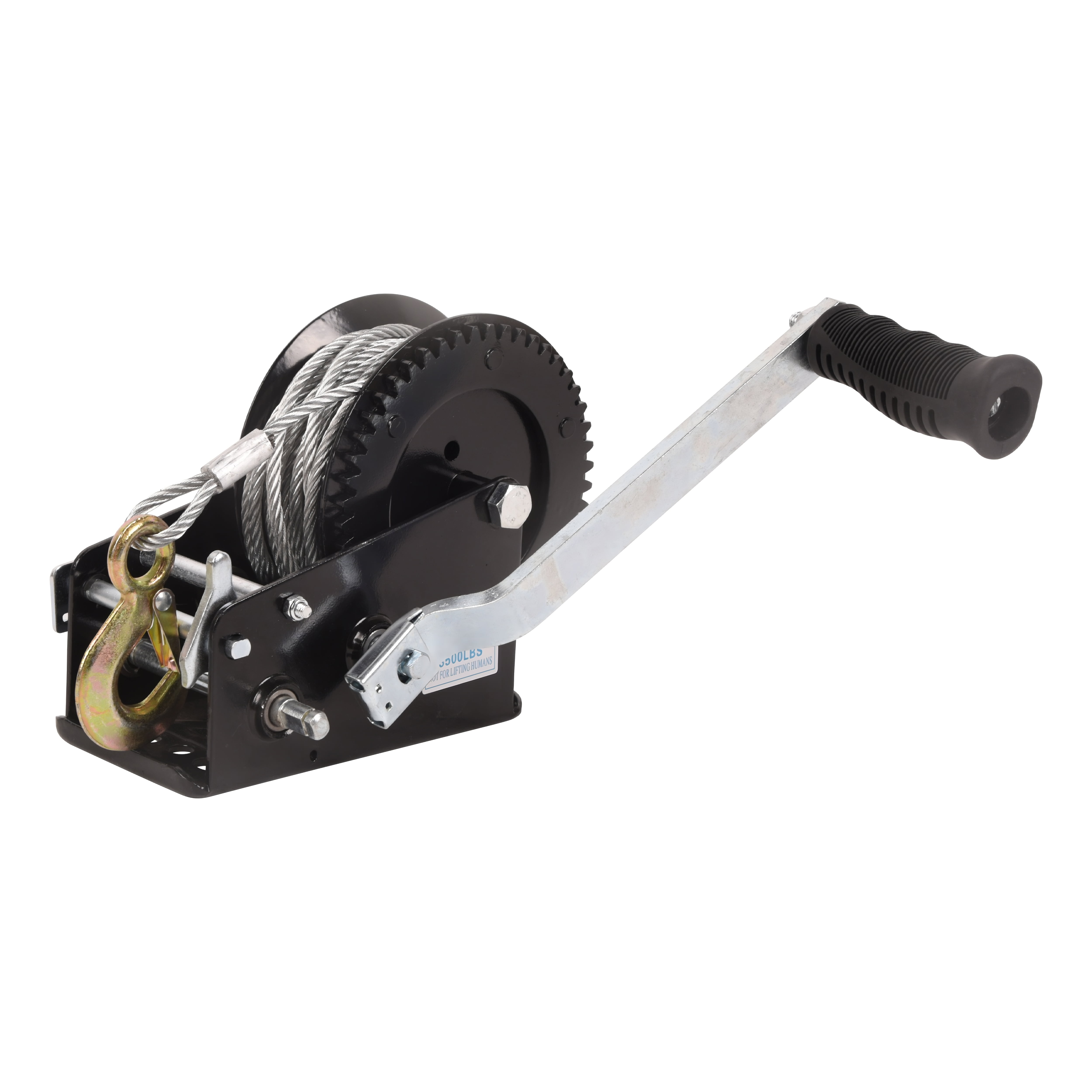 Dawot Hand Winch Boat Trailer Winch 3500lbs Heavy Duty Hook with 33ft