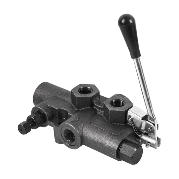Dawot Hydraulic Directional Control Valve, 1 Spool 21GPM Hydraulic Spool Valve SAE10 Ports 3600 PSI Directional Control Valve for Small Tractors, Tractors, Loaders, Log Splitter