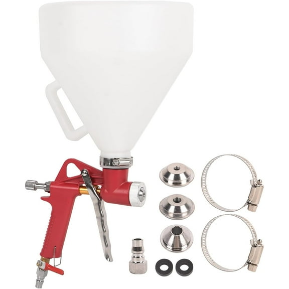 Dawot Paint Air Sprayer Gun, 1.59Gallon 6L Capacity Cup with 4mm 6mm and 8mm Nozzle Spray Gun Professional Air Spray System for Panel Repairs, House Painting and Furniture Painting