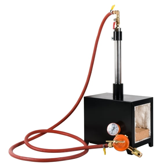 Dawot Propane Forge, Propane Knife Forge Single Burner Large Capacity 2500F /1370 , Farriers Furnace Square Propane Burner Forge for Knife and Equipments