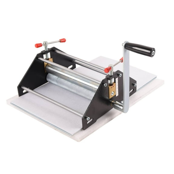 Dawot Steel Basic Etching Press,Printing Machine Size 11"L x 10"W x 6.8"H Metal Construction Etching Press for Monotype Printing, Block Monotype Printing and Etching, printmaking supplies