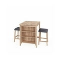 thumbnail image 1 of Dawson 36"W Oak Finish Wood 3-PC Counter Height Table Set, 1 of 5