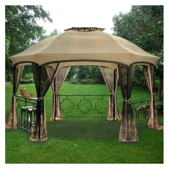 Dawson Hexagon Gazebo Replacement Canopy Top Cover