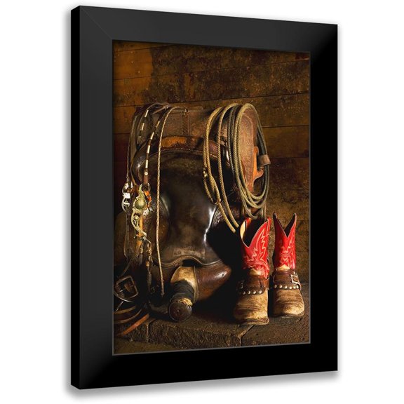 Dawson, Robert 11x14 Black Modern Framed Museum Art Print Titled - In the Barn