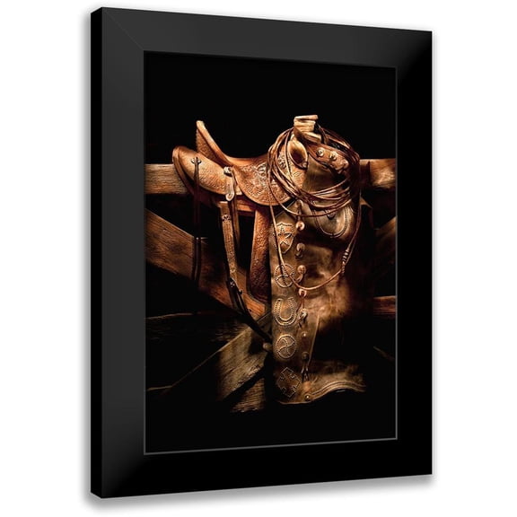 Dawson, Robert 11x14 Black Modern Framed Museum Art Print Titled - Ranch Gear