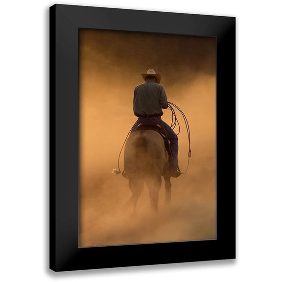 Dawson, Robert 11x14 Black Modern Framed Museum Art Print Titled - Teo On the Ranch
