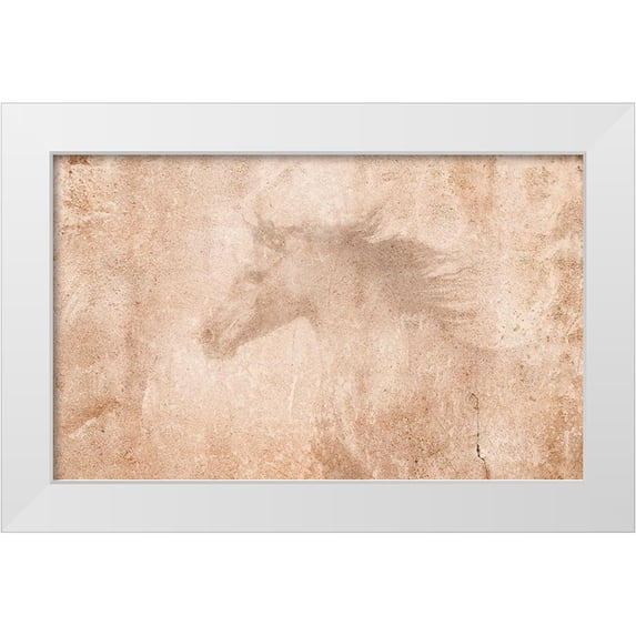Dawson, Robert 14x10 White Modern Wood Framed Museum Art Print Titled - The Arab Horse