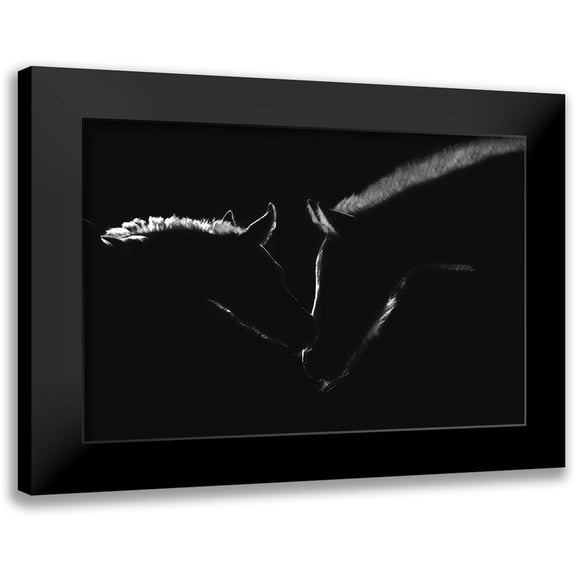 Dawson, Robert 14x11 Black Modern Framed Museum Art Print Titled - Moonlight Kiss