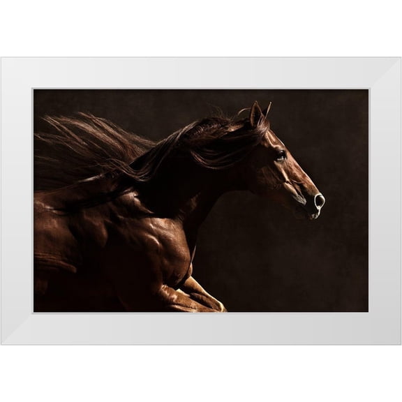 Dawson, Robert 14x11 White Modern Wood Framed Museum Art Print Titled - Into the Wind