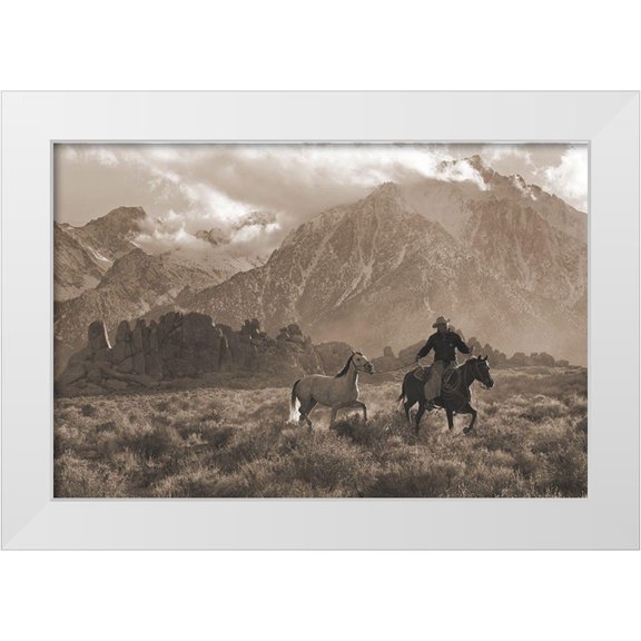 Dawson, Robert 14x11 White Modern Wood Framed Museum Art Print Titled - Sierra Foothills