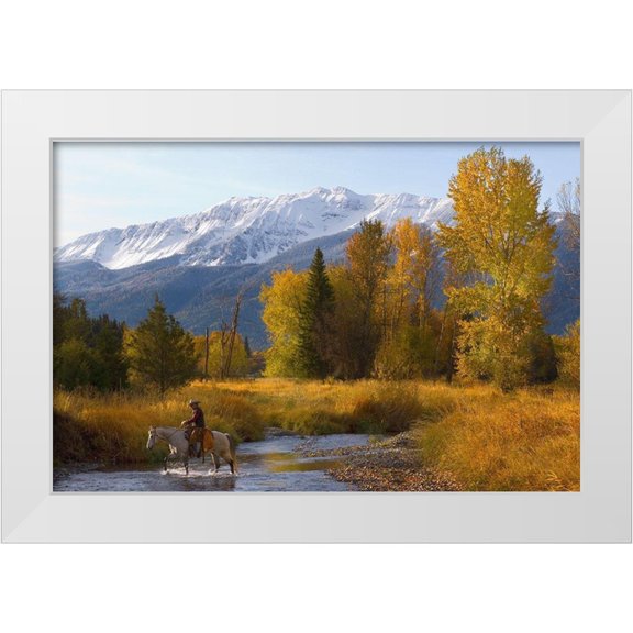 Dawson, Robert 14x11 White Modern Wood Framed Museum Art Print Titled - The Eagle Cap