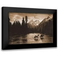 thumbnail image 1 of Dawson, Robert 18x13 Black Modern Framed Museum Art Print Titled - River Crossing I, 1 of 5