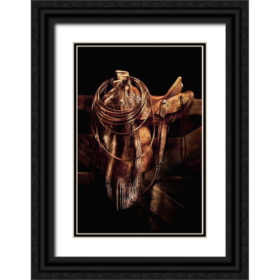Dawson, Robert 23x32 Black Ornate Wood Framed with Double Matting Museum Art Print Titled - Z Ranch Gear