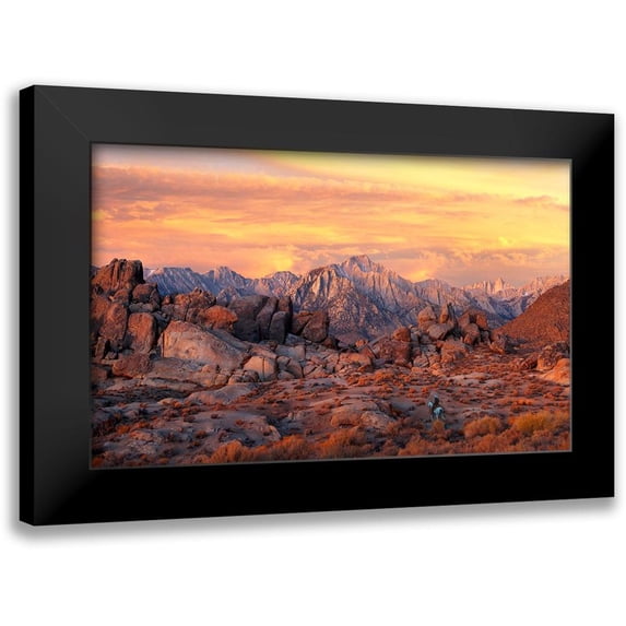 Dawson, Robert 24x16 Black Modern Framed Museum Art Print Titled - Under the Western Skies